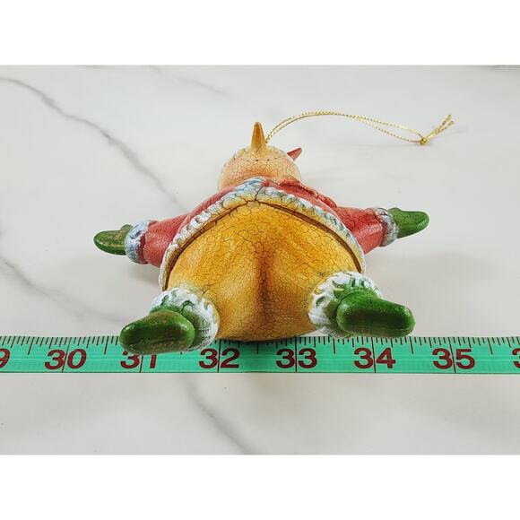 Christmas Santa Snowman Tree Ornament 5 1/2" Star Shaped Holidays 90s Holidays - Picture 15 of 15